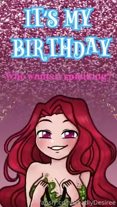 It s my birthday i m giving out spankings who wants one want to spoil 