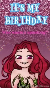 It s my birthday i m giving out spankings who wants one want to spoil