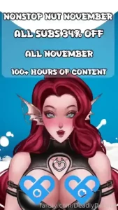 November is almost done but are you this month only 34 off all