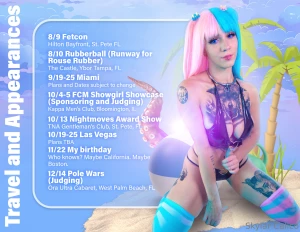 Oh and here are some of my upcoming events