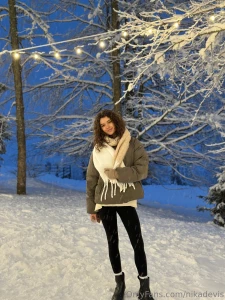 When it s snowing it feels like a natural miracle for me as if i m in