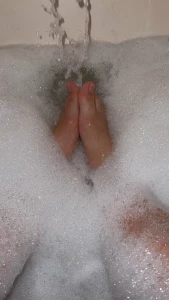 Feet covered in bubbles water running footfetish babies this one s for