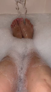 Feet covered in bubbles water running footfetish babies this one s for part 2