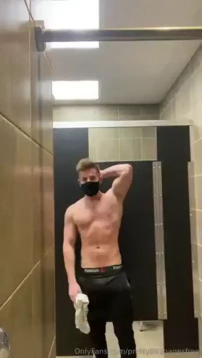 Almost got caught was in the locker room at my local gym and stripped 