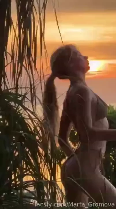 The most beautiful sunset ever fyp fyp custom ass booty butt tits 