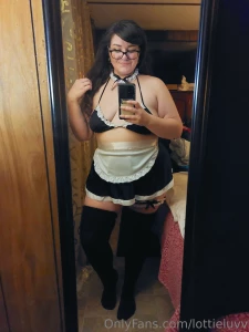 My maid outfit came in the mail part 1