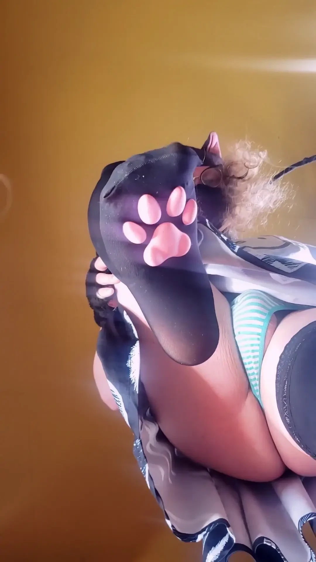 Big kitty paw steppies for the micros on my floor gt 3 paws feet stomp 