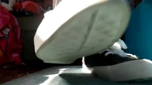 My shoes moving towards you- you re doom soon to be complete beneath