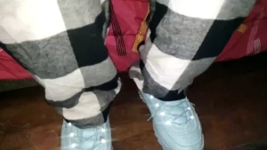 Taking off my socks to stuff a crowd inside - slow mo stuff- meow meow