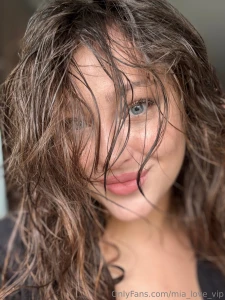 After shower vibes wet hair and no plans just yet what s the first