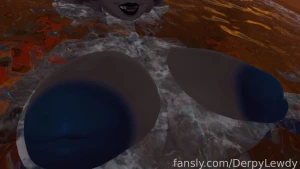 Enjoying your bath with mommy hmm what s that something bumped against part 7