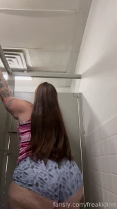 Shaking in the work bathroom