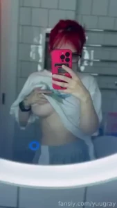 He-he-he a small gift teen curvy redhead altgirl egirl boobs nerd