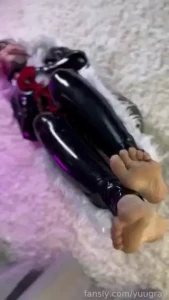 For feet lover s teen egirl shibari submissive bdsm latex cosplay