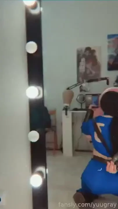 Teen cosplay fallout doggy costume leggings bigass bigbooty brunette part 1 