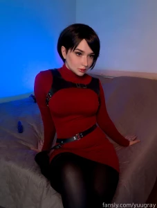 Oh did you miss me and i m ready to show you ada cosplay selfie part 4