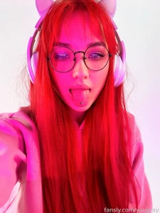 Ready to be ur waifu glasses egirl redhead altgirl bigboobs bigtits part 3