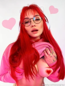 Ready to be ur waifu glasses egirl redhead altgirl bigboobs bigtits part 4