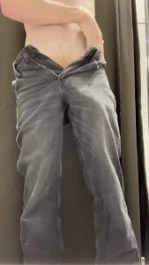 I like to leave the dressing room curtain open just a little bit just