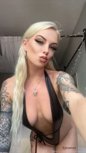 Hot egirl tatted blonde young natural blueeyes fit solo cowgirlhat part 1