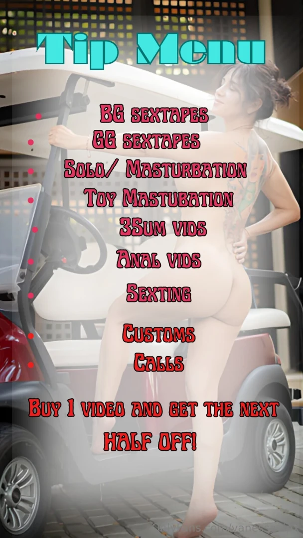 Wanna get smth off my menu im sure you are interested in smth 