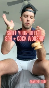 Video 145 sniff your bottle w sph amp cock worship master makes fun of
