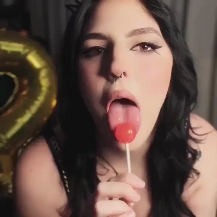My first oral fixation video - with a lollipop hehe a continuation 