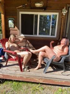 Sometimes nicole and i joke around about visiting a nudist colony