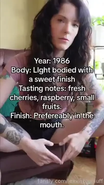 Tasting notes skinny over30 mature natural tits tattoos pierced petite 