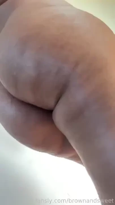 Do you like watching this big brown booty walk around 