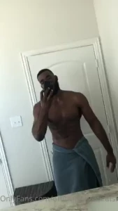 Fresh out the shower this dick clean asf