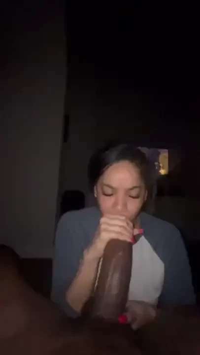 She sucked all the nut out of this big dick 