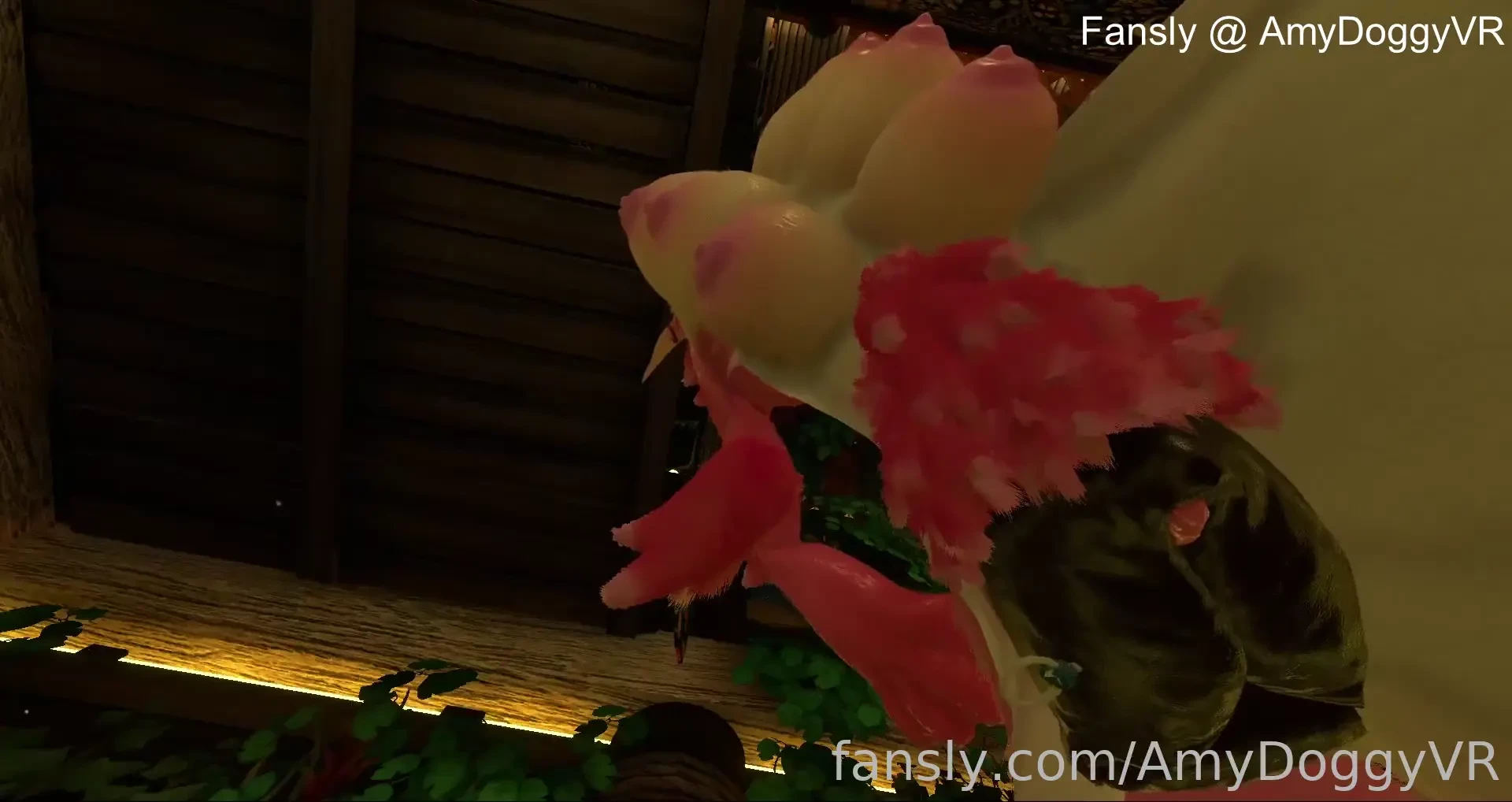 Pov a big furry monster cat girl pins you down and forces her juicy 