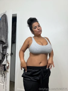 Hair tied up sports bra and gym shorts i m just a regular girl part 2