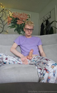 Wanna snuggle up to the couch with my cock