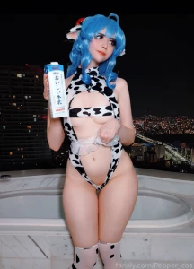 Your personal maid is preparing a relaxing bath say milk is good for part 3