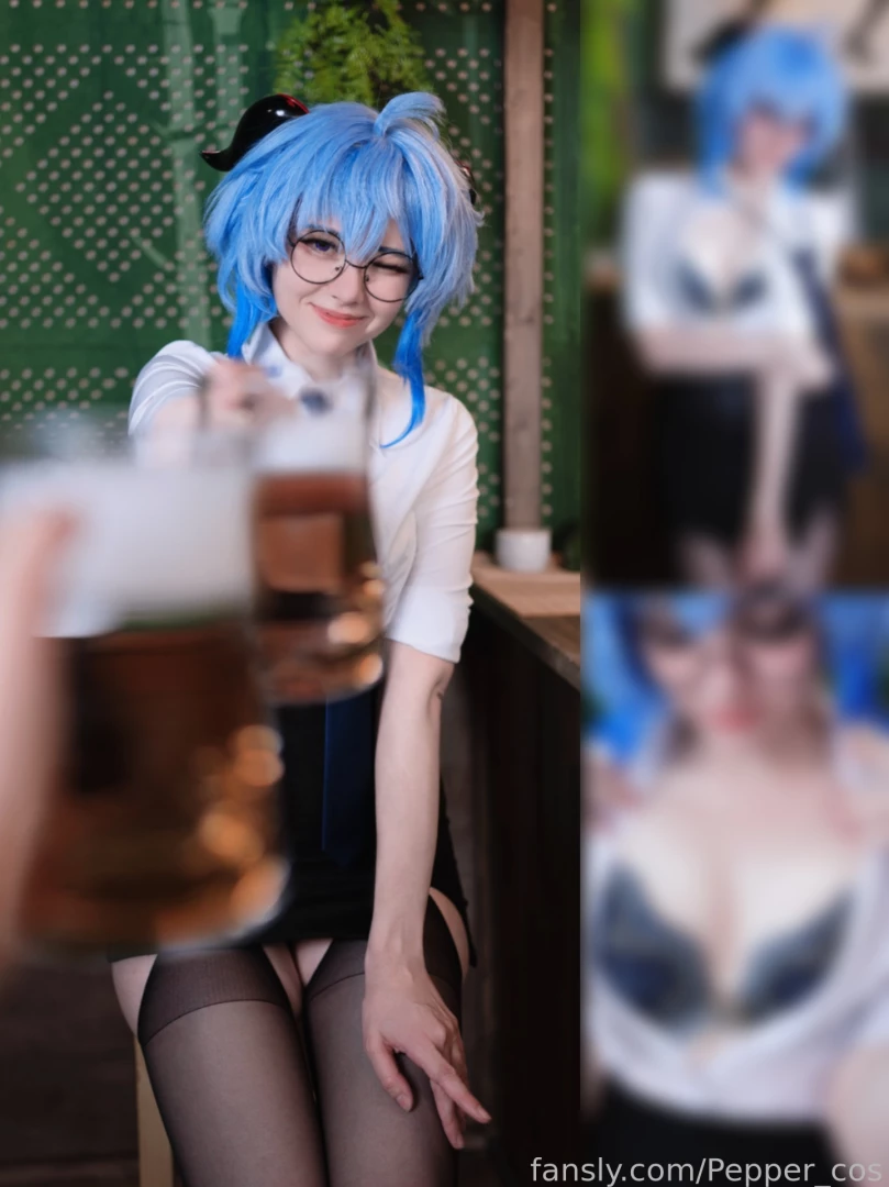 Drinking with ganyu part 1 this part available free for my jule part 2 