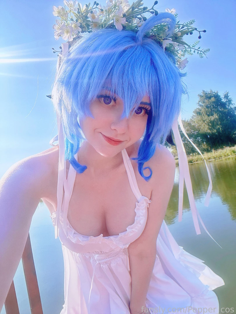 Enjoy our summer cosplay ganyu genshinimpact egirl part 1 