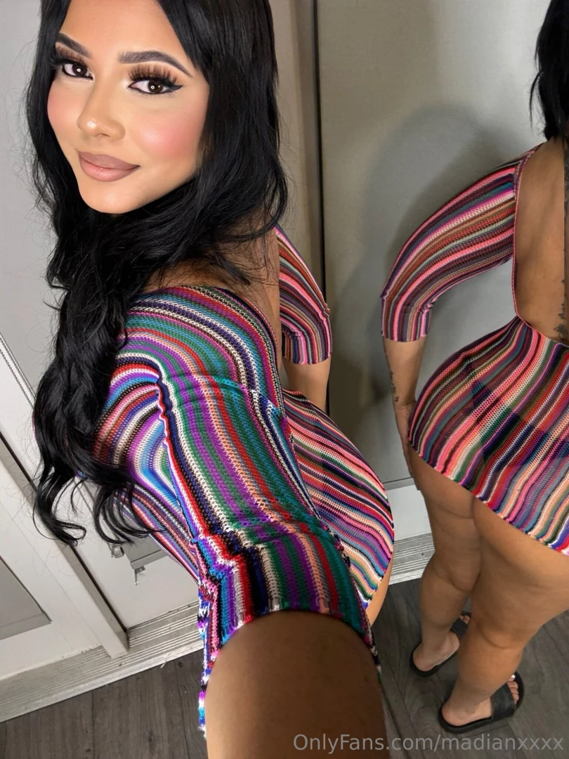 I think it s getting bigger or my dress shrank lol 