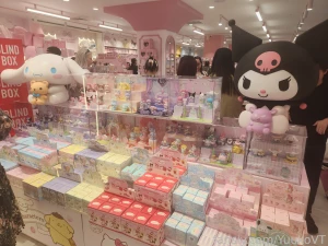 I went out today and saw this cute sanrio store i really wanted to get