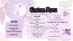 Here s an updated custom menu please make sure you read it thoroughly