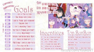 It s my anniversary this friday if you want to watch me learn how to