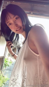 Alone in the old house cleaning in just a tank top wanna come distract
