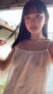 I wore the see-through one again oops