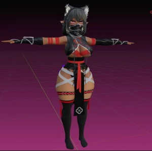 Sneak peak at my upcoming halloween model she will have a lot more