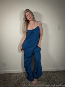 Blue jumpsuit energy confident curvy and a little naughty part 1