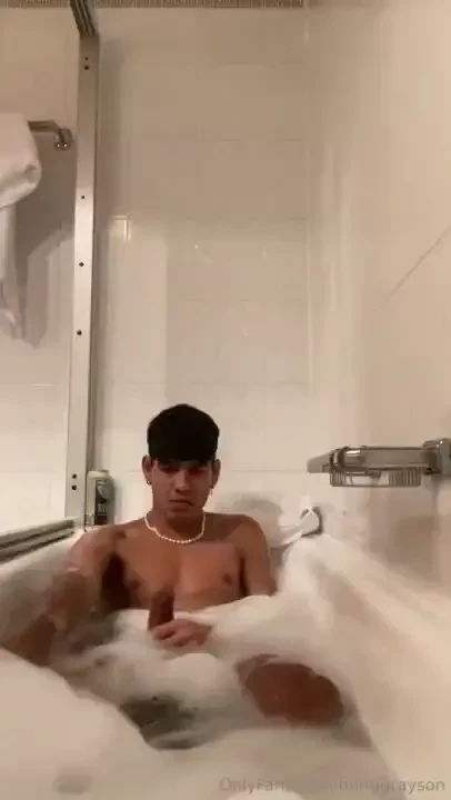 A quick shower at the bathtub and then to get some rest 