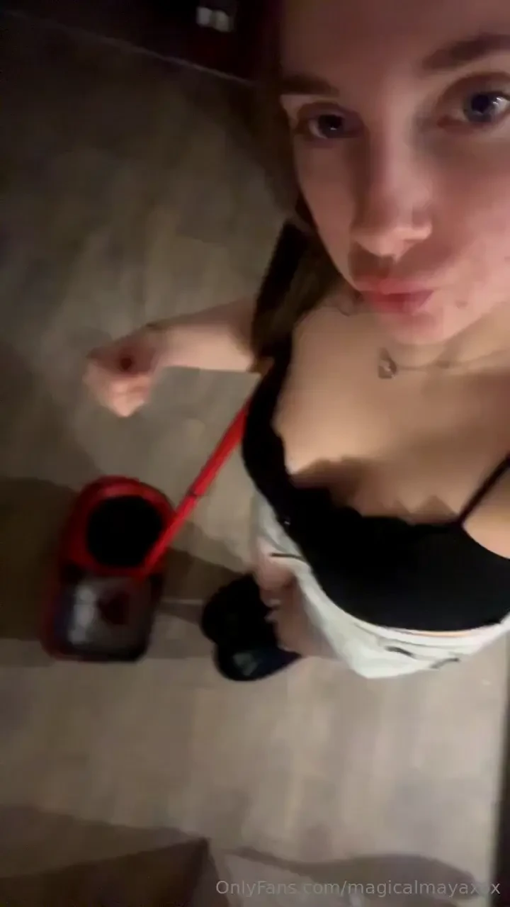 Chillin while cleaning lol 