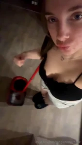 Chillin while cleaning lol