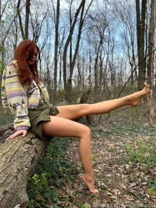 Wild lana wanna walk in the forest with me honey cute video cut of me part 1
